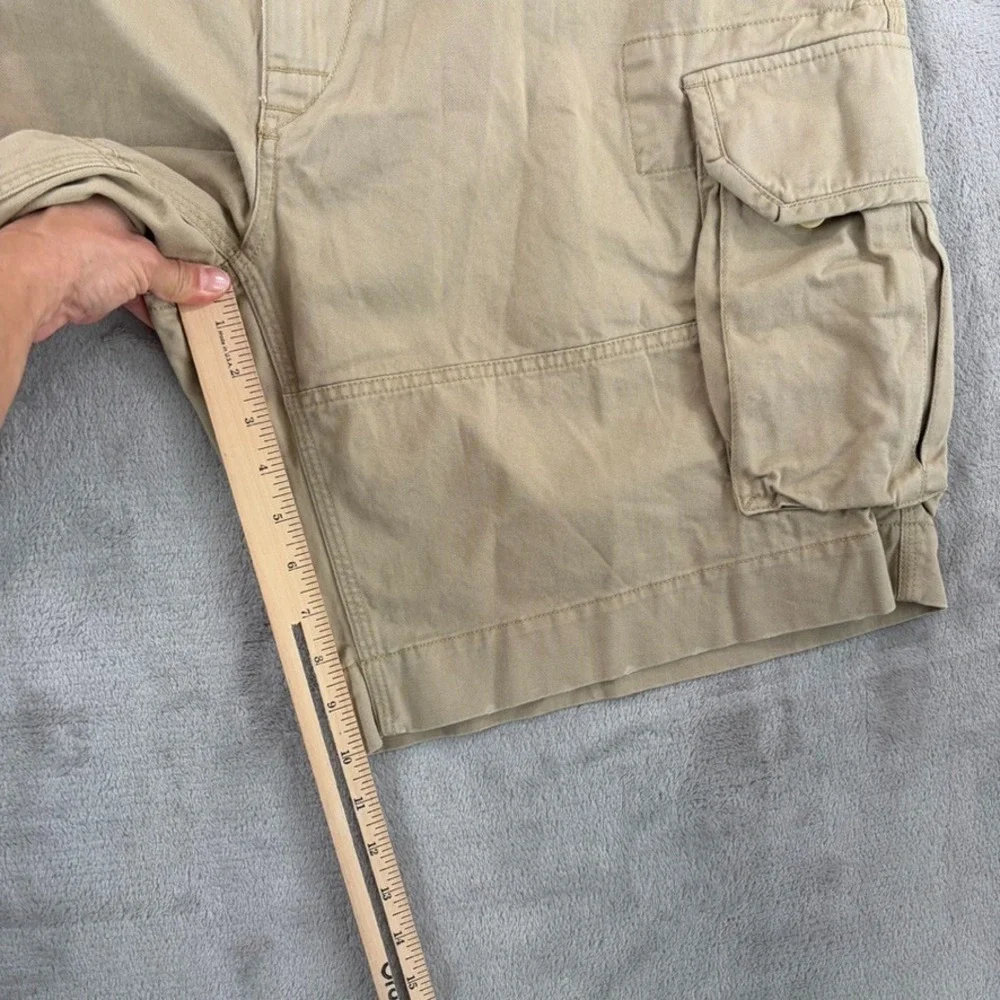 Vintage Polo Ralph Lauren Gellar Fatigue Cargo Shorts Soft Almond Men 40x10 NWT